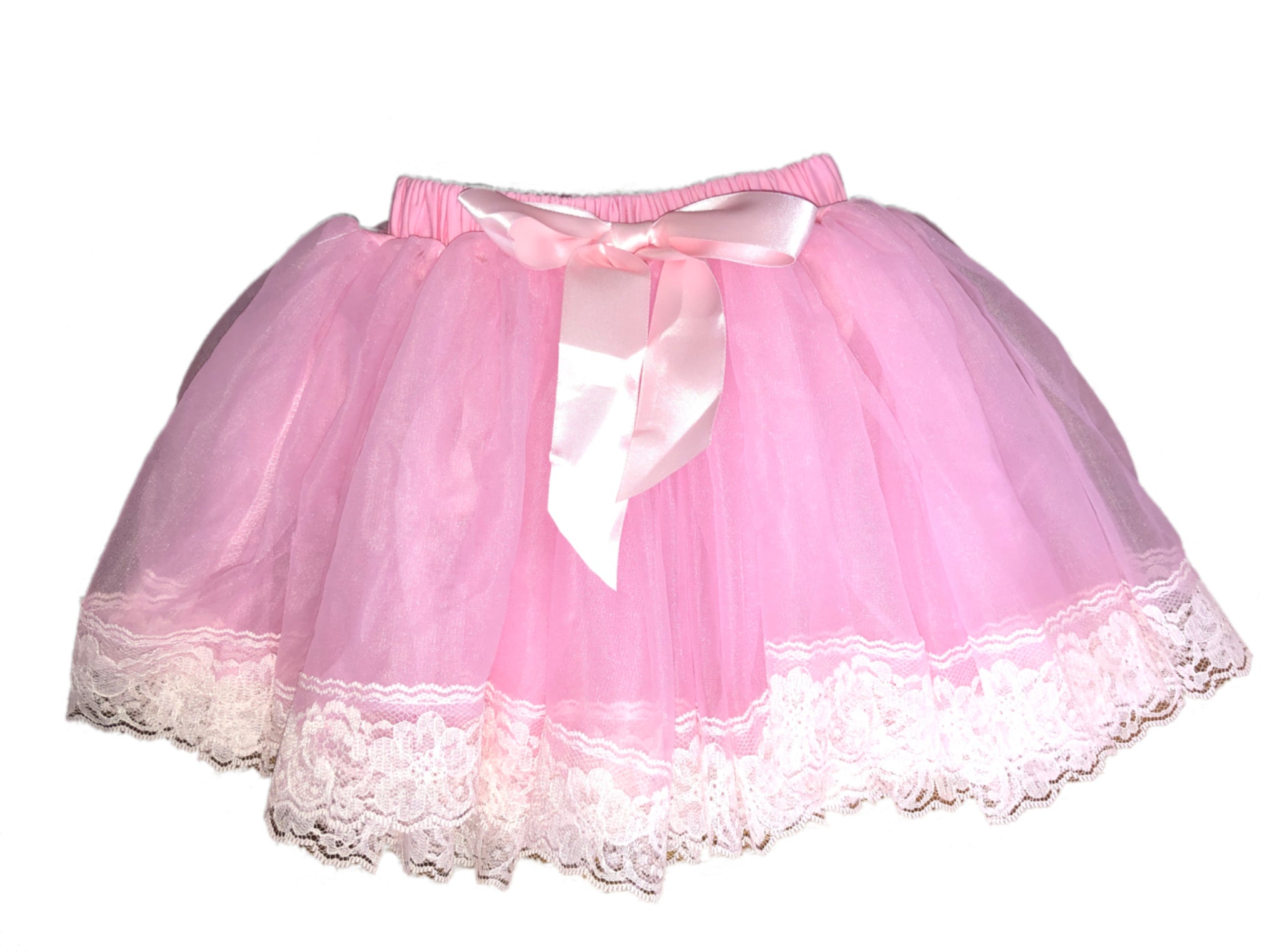 Tutu Lace Skirt - Pink