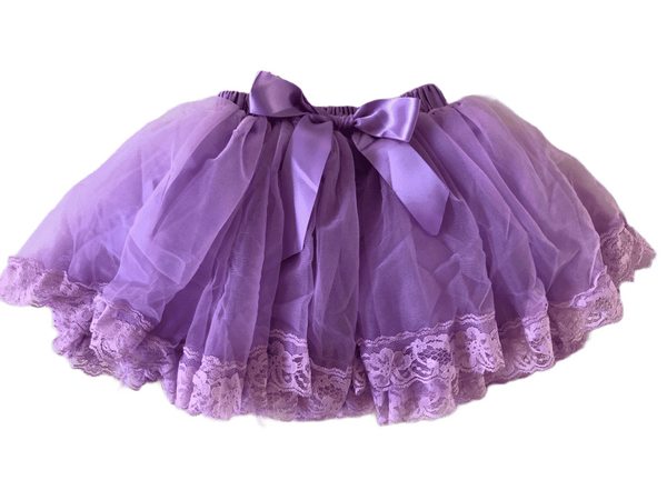 Tutu Lace Skirt - Lavender